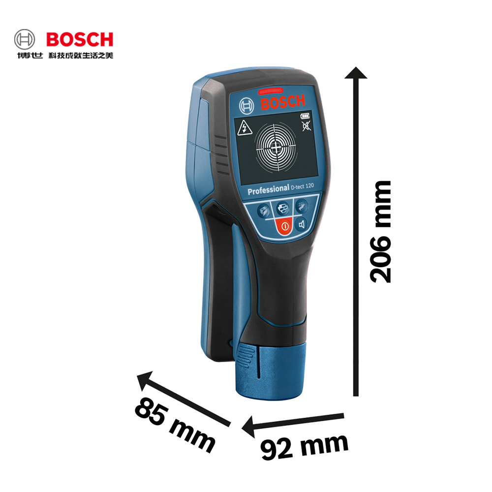 【保證公司貨】BOSCH D-tect 120 牆體探測儀(四個1.5V電池)-細節圖3