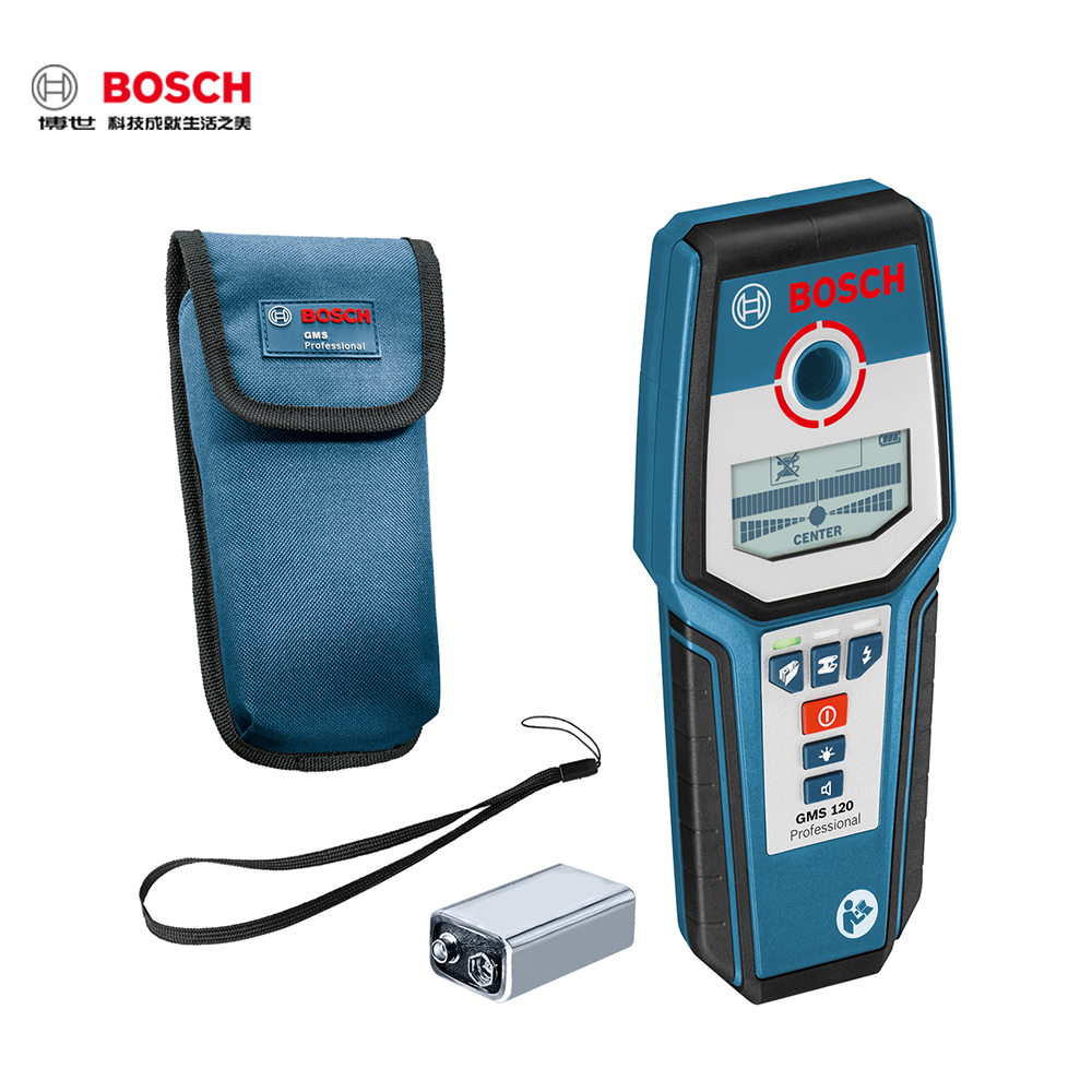 【保證公司貨】BOSCH GMS 120金屬探測儀(單9V電池)-細節圖3