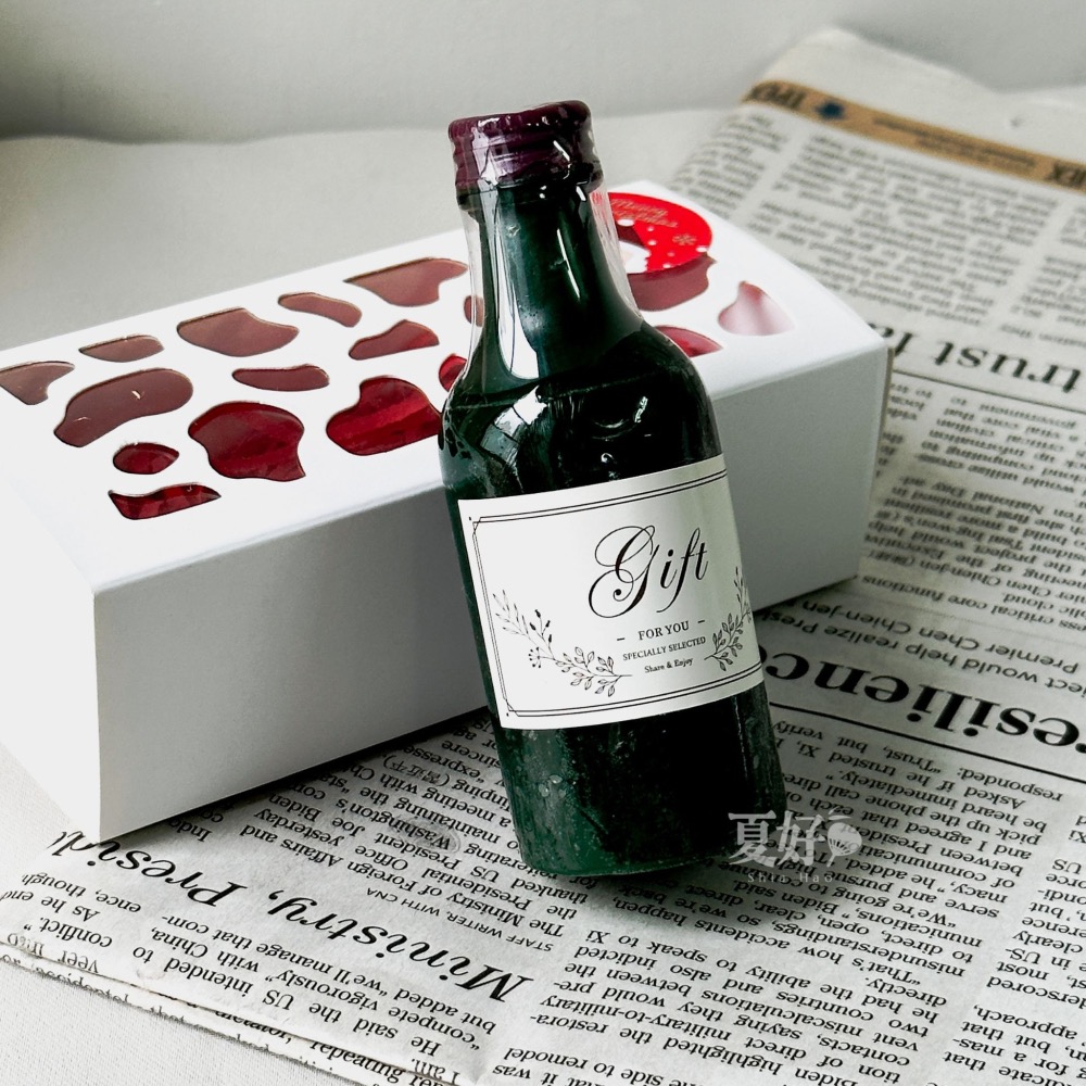 【𝑺𝒉𝒊𝒂 𝑯𝒂𝒐 夏好】好久不見 酒瓶造型創意手工皂 客製禮品禮物 婚禮小物二次進場肥皂香皂 送客禮-細節圖3