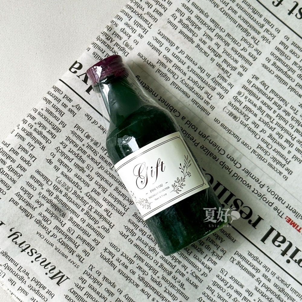 【𝑺𝒉𝒊𝒂 𝑯𝒂𝒐 夏好】好久不見 酒瓶造型創意手工皂 客製禮品禮物 婚禮小物二次進場肥皂香皂 送客禮-細節圖7