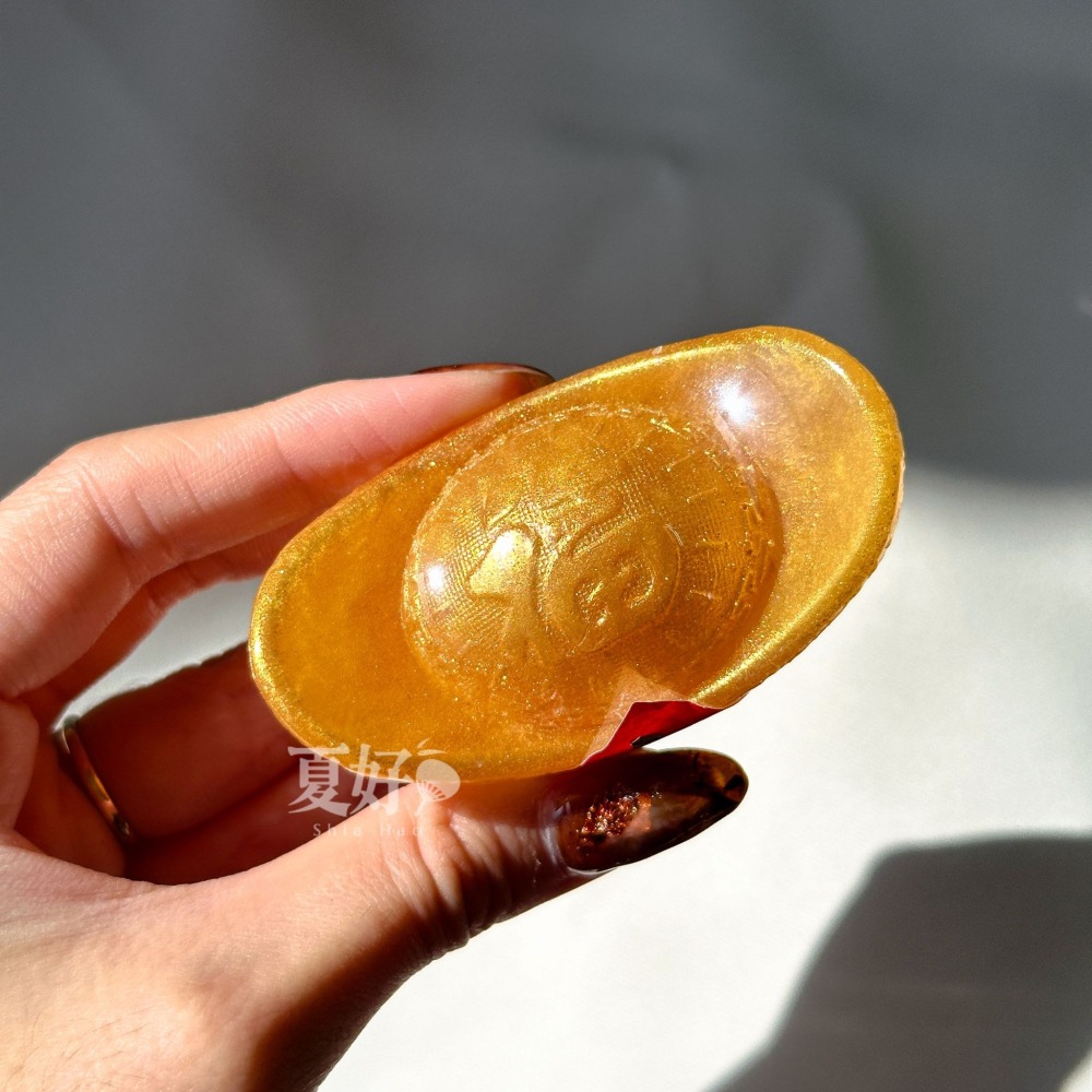 【𝑺𝒉𝒊𝒂 𝑯𝒂𝒐 夏好】金元寶造型手工皂(小)金磚金條 黃金大元寶招財元寶過年年節送禮婚禮小物二次進場-細節圖7