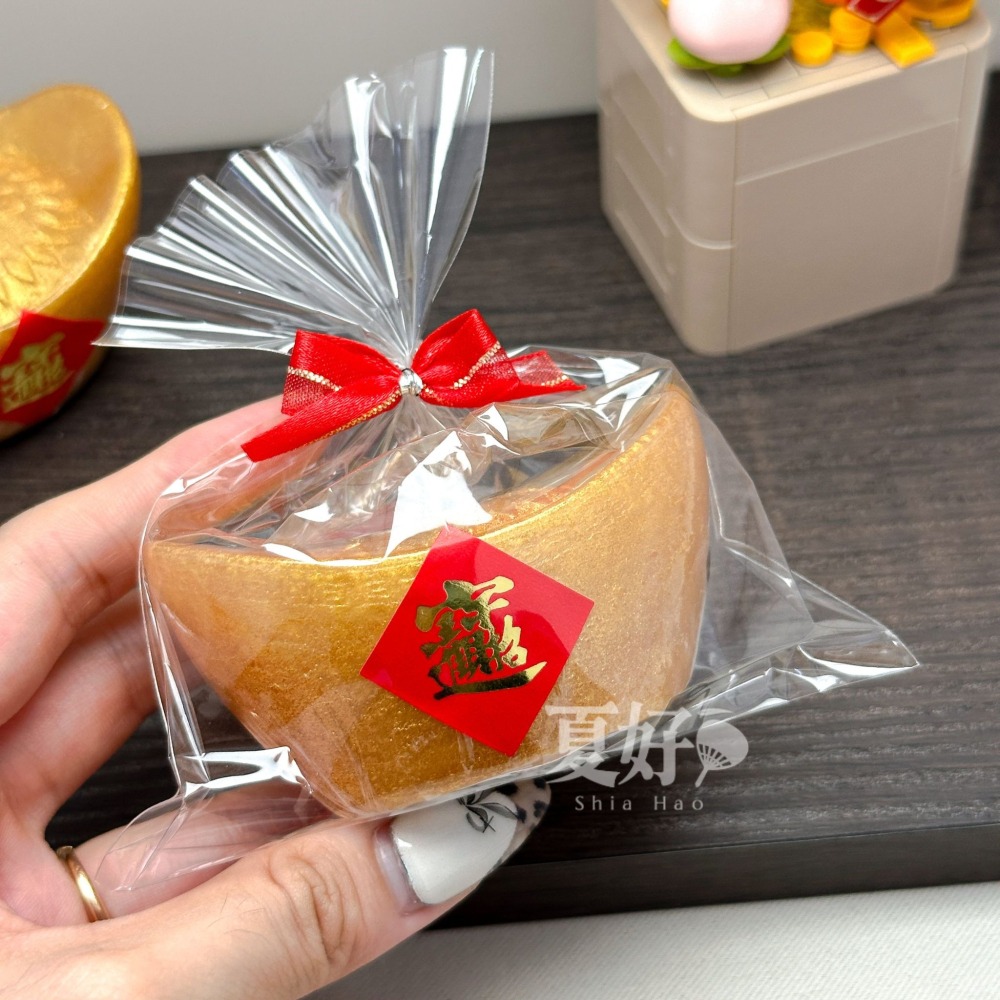 【𝑺𝒉𝒊𝒂 𝑯𝒂𝒐 夏好】金元寶造型手工皂(小)金磚金條 黃金大元寶招財元寶過年年節送禮婚禮小物二次進場-細節圖8