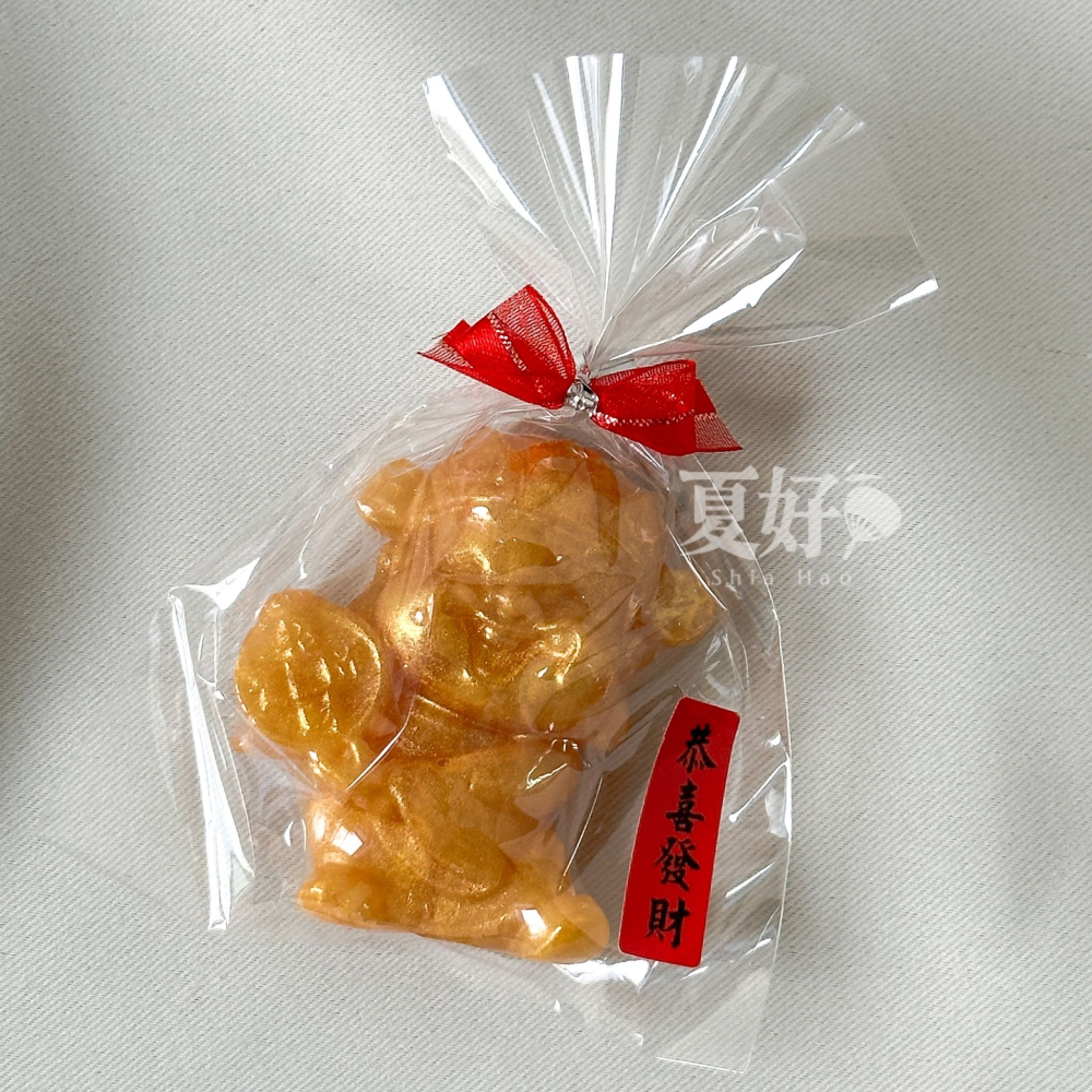 【𝑺𝒉𝒊𝒂 𝑯𝒂𝒐 夏好】財神爺造型手工皂 招財進寶開運財神財源滾滾發財黃金 開業過年年節送禮婚禮小物-細節圖3