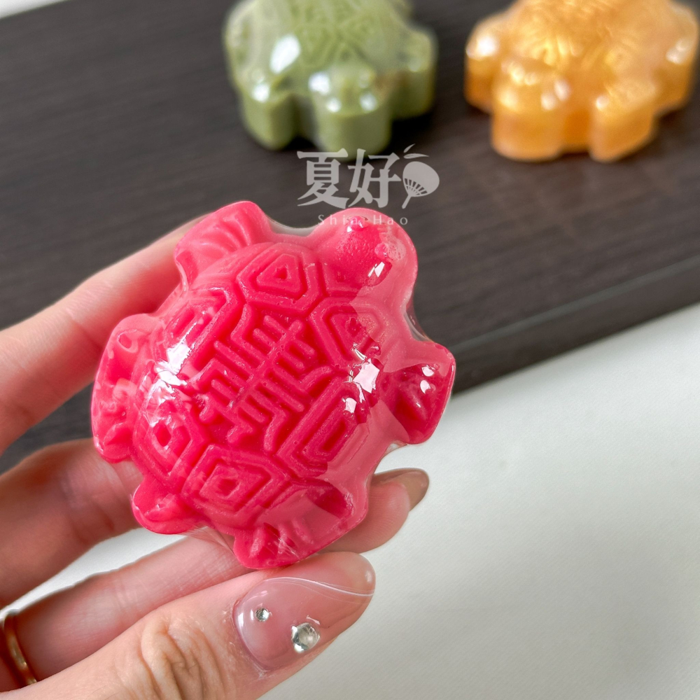 【𝑺𝒉𝒊𝒂 𝑯𝒂𝒐 夏好】壽龜造型手工皂 祝壽烏龜平安發財龜長壽龜 高壽添壽添福 婚禮小物生日宮廟祝壽-細節圖9