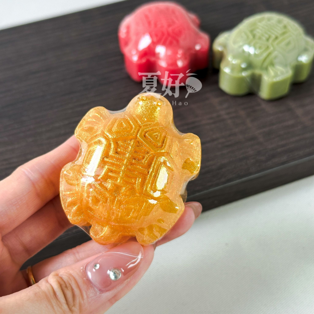【𝑺𝒉𝒊𝒂 𝑯𝒂𝒐 夏好】壽龜造型手工皂 祝壽烏龜平安發財龜長壽龜 高壽添壽添福 婚禮小物生日宮廟祝壽-細節圖10