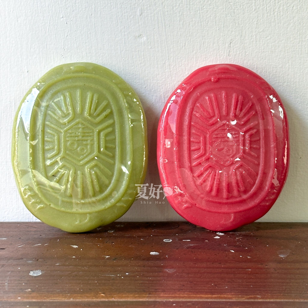 【𝑺𝒉𝒊𝒂 𝑯𝒂𝒐 夏好】(小)紅龜粿 艾草平安粿造型手工皂 過年年節送禮 客製禮品禮物 二次進場抽獎-細節圖6