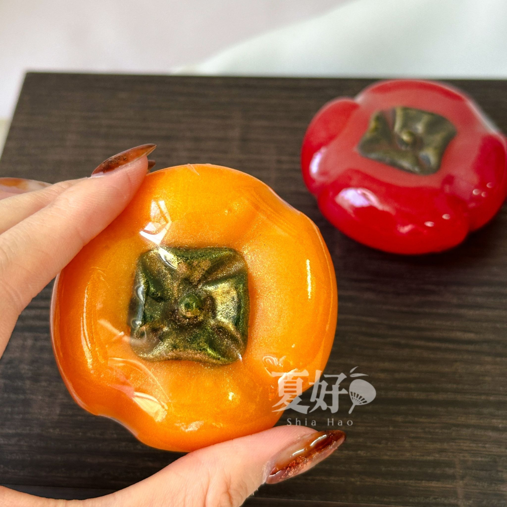 【𝑺𝒉𝒊𝒂 𝑯𝒂𝒐 夏好】事事如意柿子造型手工皂(大) 婚禮小物 開幕禮來店禮工商禮 節日送禮年節拜拜-細節圖5