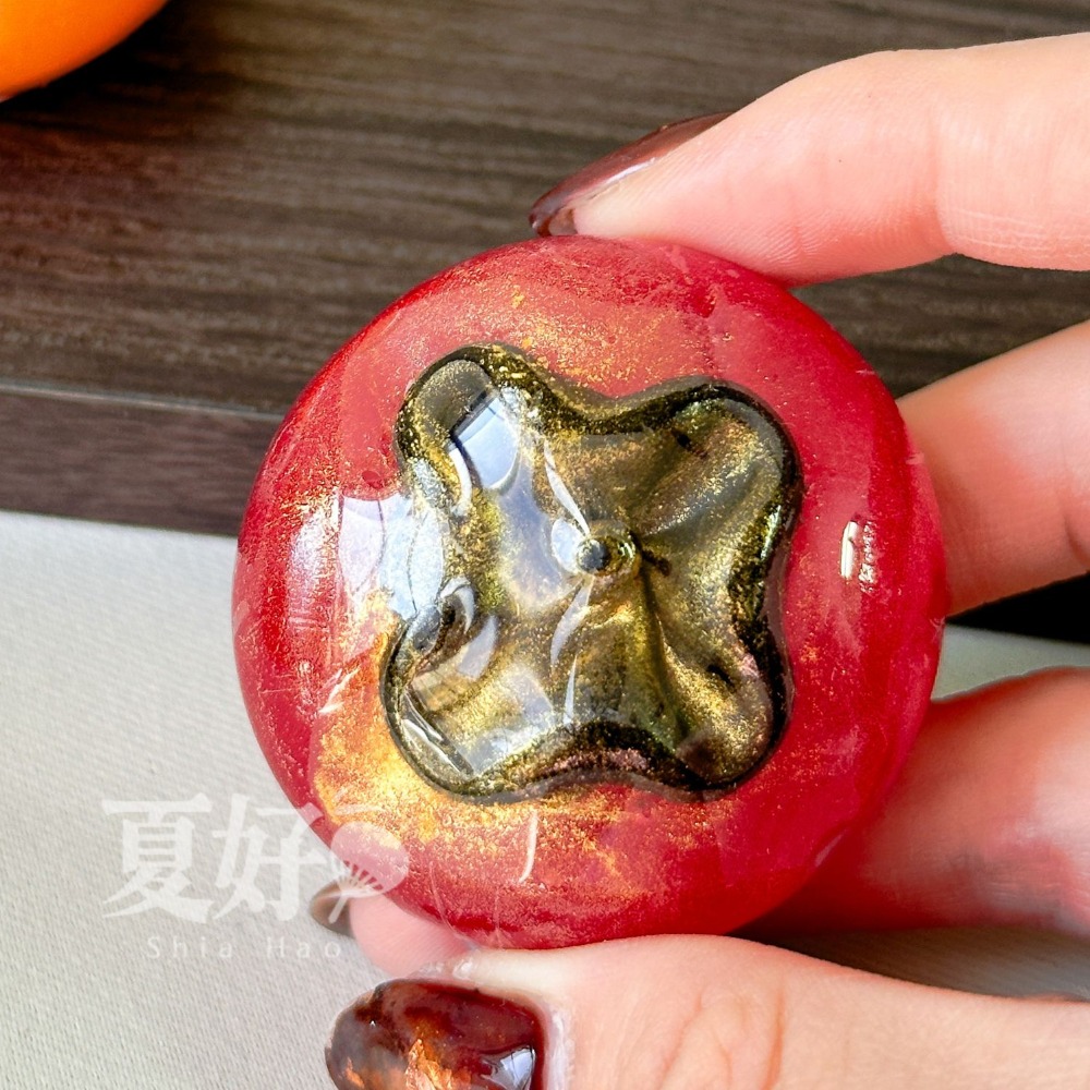 【𝑺𝒉𝒊𝒂 𝑯𝒂𝒐 夏好】事事如意柿子造型手工皂(大) 婚禮小物 開幕禮來店禮工商禮 節日送禮年節拜拜-規格圖8