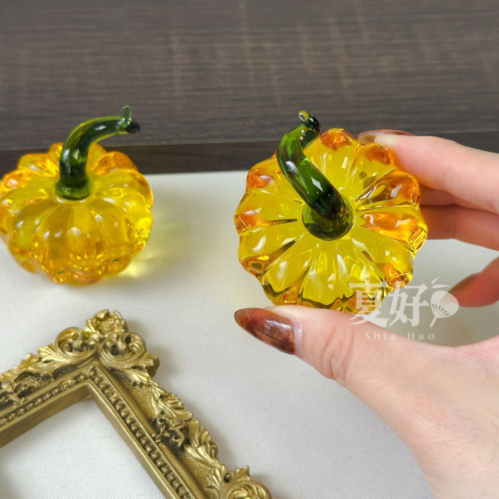 【𝑺𝒉𝒊𝒂 𝑯𝒂𝒐 夏好】現貨✨南瓜文鎮擺飾｜豐收圓滿 桌上擺設 辦公室書房祝福送禮小物 花生柿子 新居-細節圖2