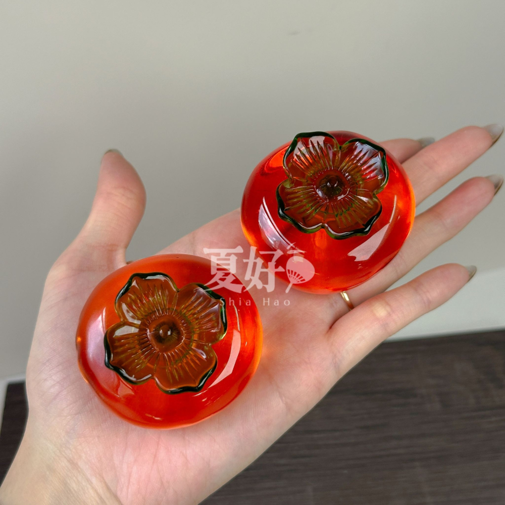 【𝑺𝒉𝒊𝒂 𝑯𝒂𝒐 夏好】現貨✨南瓜文鎮擺飾｜豐收圓滿 桌上擺設 辦公室書房祝福送禮小物 花生柿子 新居-細節圖9