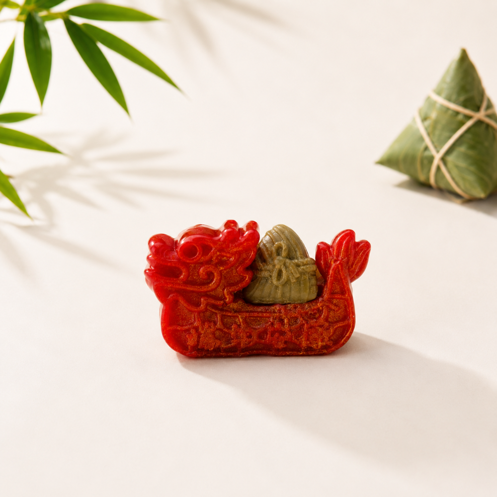 【𝑺𝒉𝒊𝒂 𝑯𝒂𝒐 夏好】端午限定✨龍舟載艾草粽手工皂 艾草香皂 造型香皂 端午禮物 婚禮小物企業贈禮-規格圖4