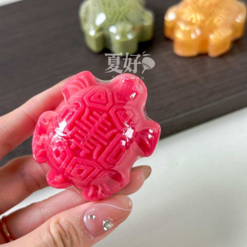 【𝑺𝒉𝒊𝒂 𝑯𝒂𝒐 夏好】壽龜造型手工皂 祝壽烏龜平安發財龜長壽龜 高壽添壽添福 婚禮小物生日宮廟祝壽-細節圖6