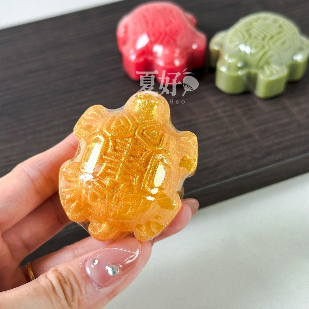【𝑺𝒉𝒊𝒂 𝑯𝒂𝒐 夏好】壽龜造型手工皂 祝壽烏龜平安發財龜長壽龜 高壽添壽添福 婚禮小物生日宮廟祝壽-細節圖7