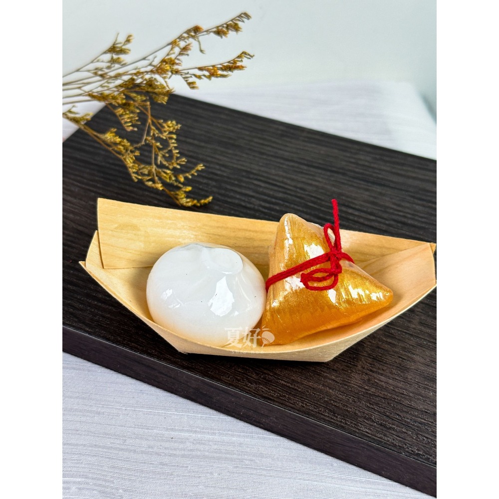 【𝑺𝒉𝒊𝒂 𝑯𝒂𝒐 夏好】包粽造型手工皂(禮盒裝) 金包中考試真中 包子粽子 會考指考統測學測國考 選舉-細節圖6