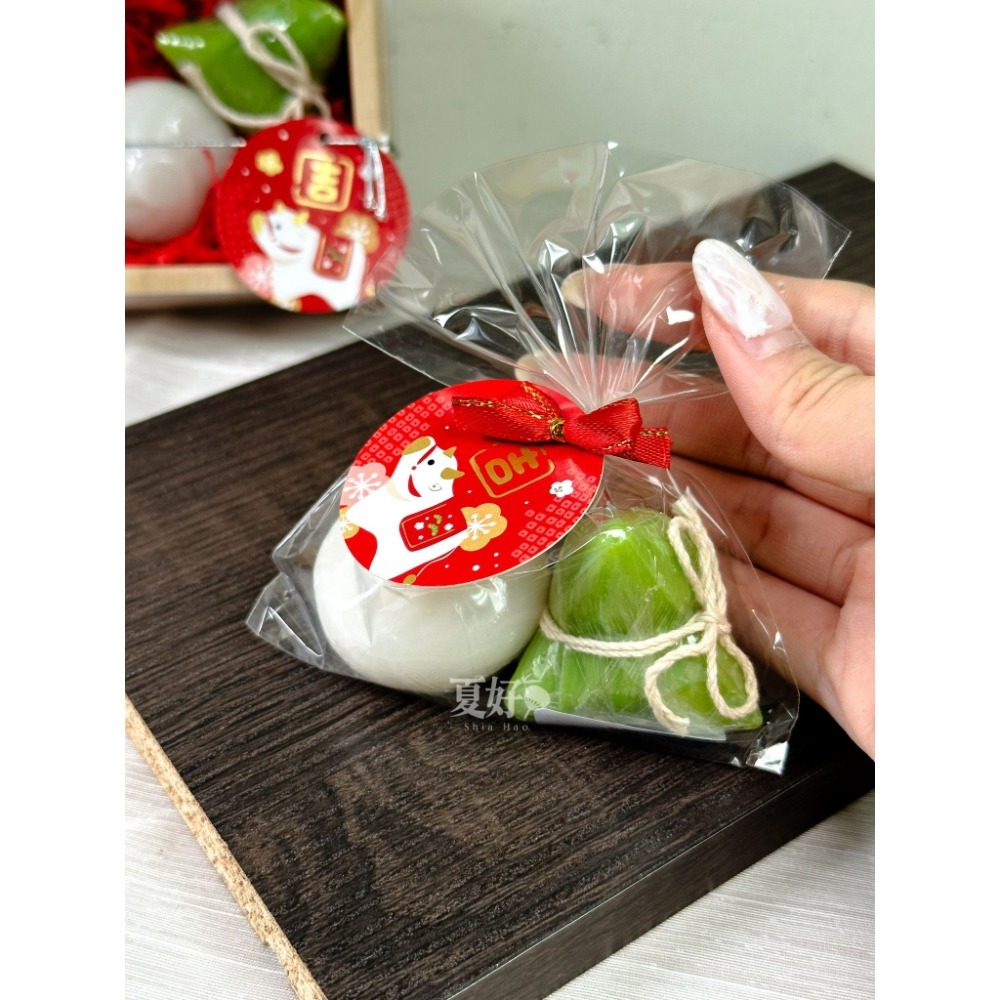 【𝑺𝒉𝒊𝒂 𝑯𝒂𝒐 夏好】包粽造型手工皂(禮盒裝) 金包中考試真中 包子粽子 會考指考統測學測國考 選舉-規格圖10