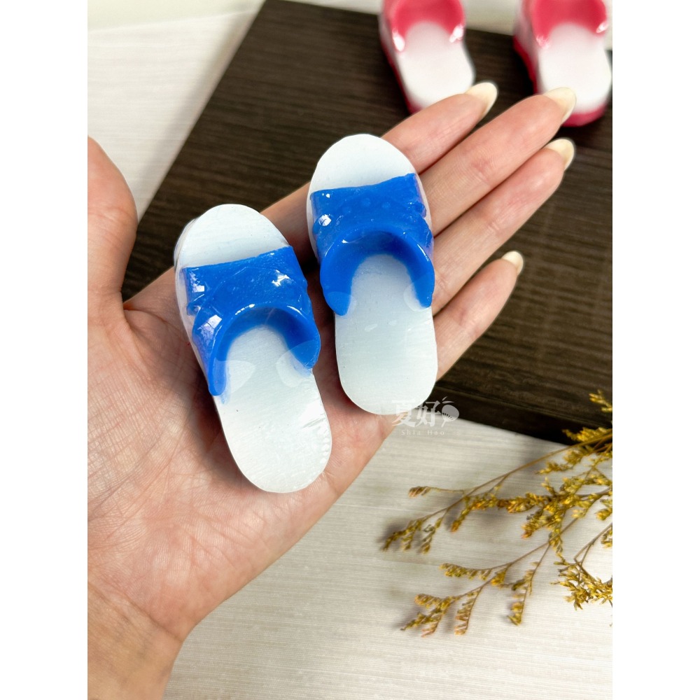 【𝑺𝒉𝒊𝒂 𝑯𝒂𝒐 夏好】拖鞋手工皂 託付一生夫妻和諧 婚禮小物二次進場 藍白拖台客拖 伴手禮禮贈品送禮-細節圖4