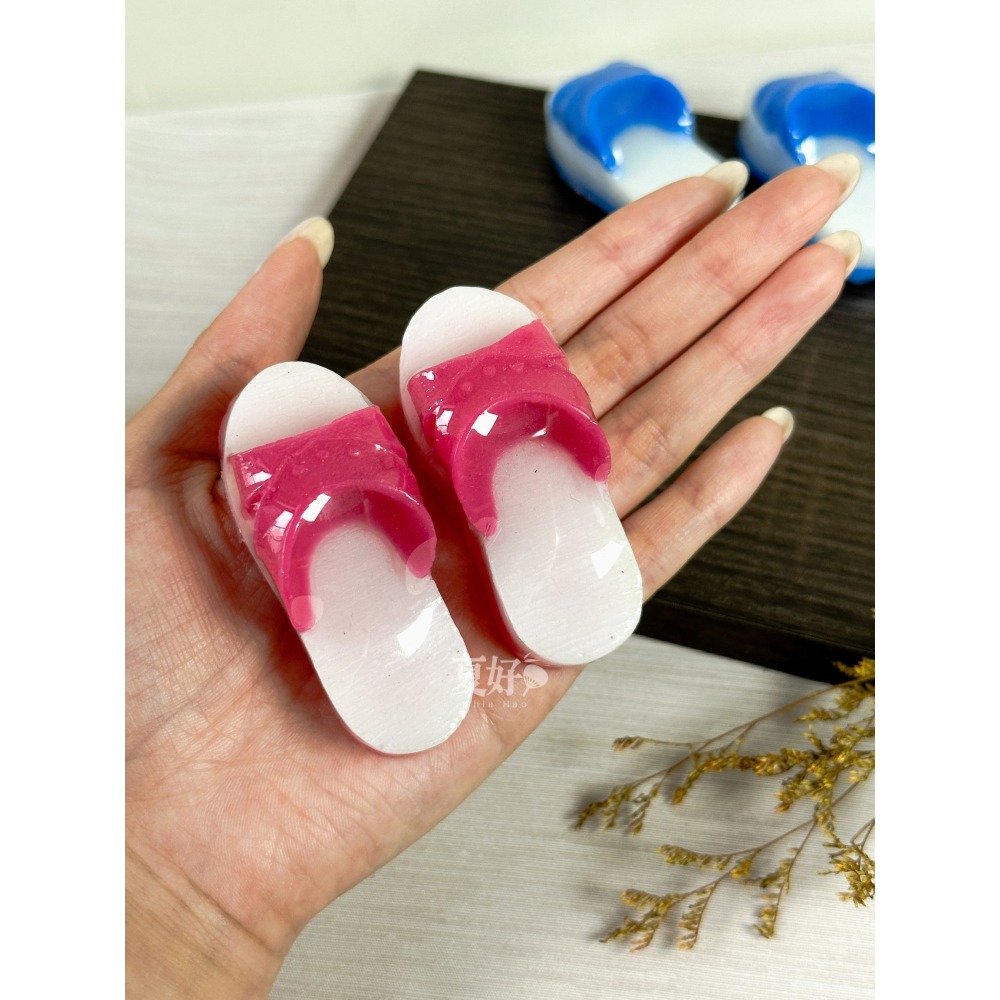 【𝑺𝒉𝒊𝒂 𝑯𝒂𝒐 夏好】拖鞋手工皂 託付一生夫妻和諧 婚禮小物二次進場 藍白拖台客拖 伴手禮禮贈品送禮-細節圖6