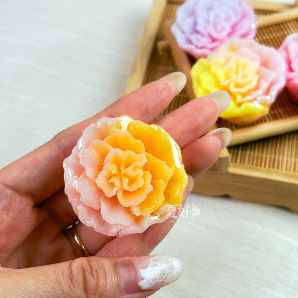 【𝑺𝒉𝒊𝒂 𝑯𝒂𝒐 夏好】漸層小康乃馨手工香皂🌸母親節小禮物 可愛禮物 創意禮品 畢業禮物 交換禮物-細節圖4