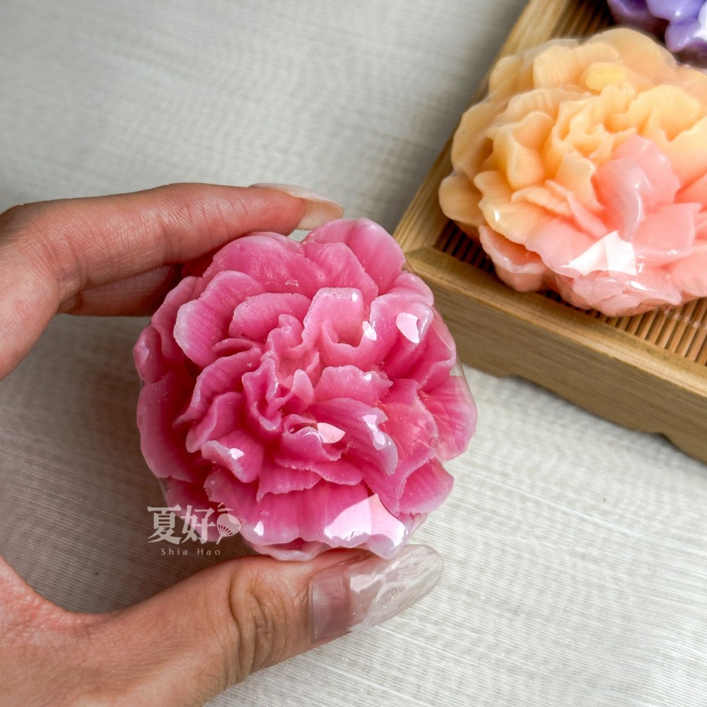 【𝑺𝒉𝒊𝒂 𝑯𝒂𝒐 夏好】漸層康乃馨手工香皂🌸母親節禮物 造型香皂 設計感禮品 擺飾花禮 送客禮 居家-細節圖5