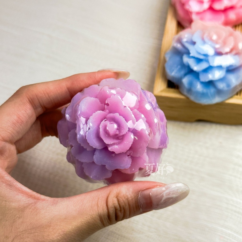 【𝑺𝒉𝒊𝒂 𝑯𝒂𝒐 夏好】立體漸層康乃馨手工香皂🌸母親節禮盒 高質感禮物 精緻花禮 收藏擺飾 康乃馨花-規格圖6