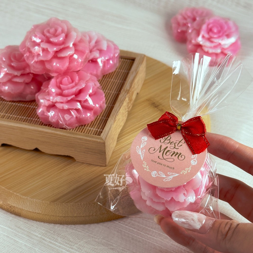 【𝑺𝒉𝒊𝒂 𝑯𝒂𝒐 夏好】立體康乃馨手工香皂🌸母親節花禮 香皂花 造型香皂 精緻擺飾 康乃馨禮物 花藝-細節圖3