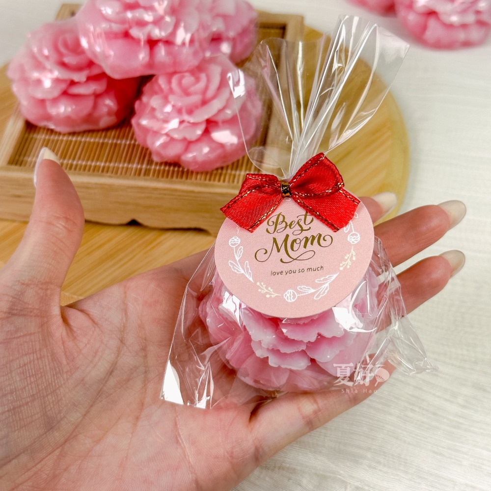 【𝑺𝒉𝒊𝒂 𝑯𝒂𝒐 夏好】立體康乃馨手工香皂🌸母親節花禮 香皂花 造型香皂 精緻擺飾 康乃馨禮物 花藝-細節圖6