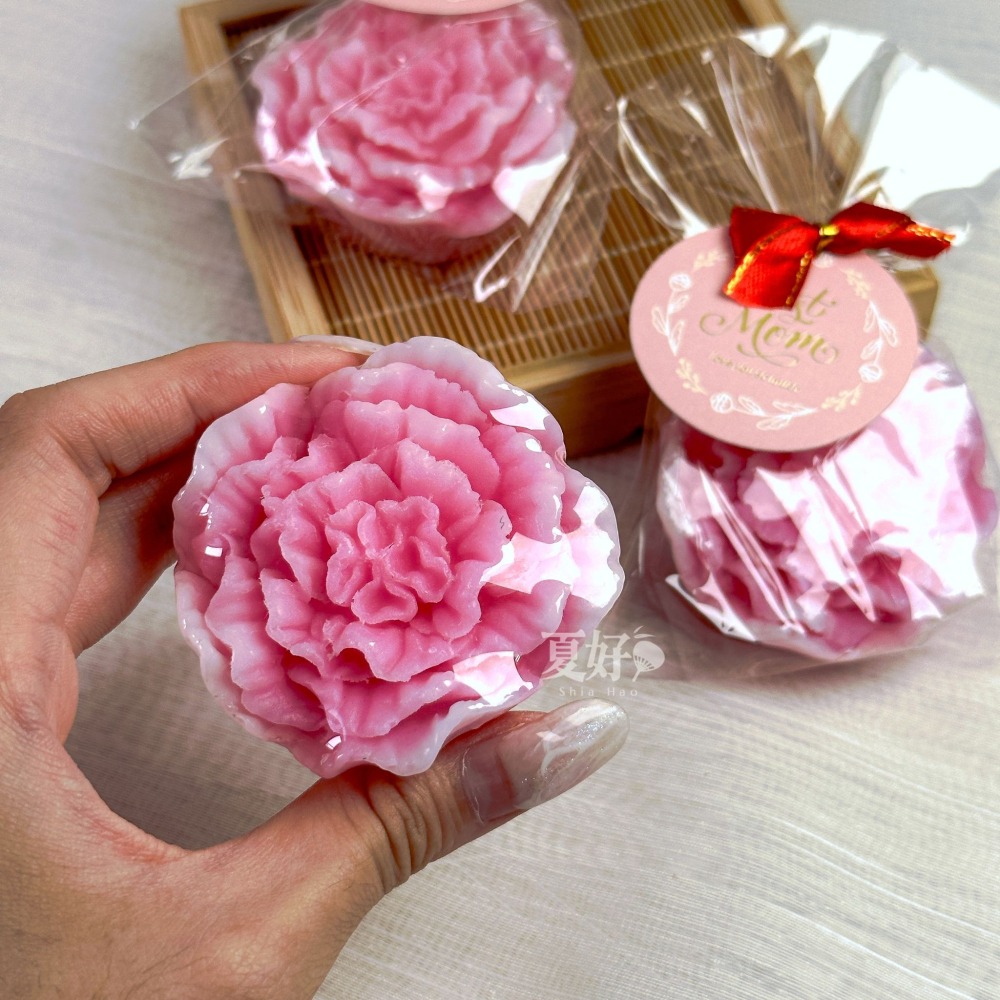 【𝑺𝒉𝒊𝒂 𝑯𝒂𝒐 夏好】大朵康乃馨手工香皂🌸母親節禮物 精緻禮品 花束替代 高質感送禮推薦康乃馨花禮-細節圖2
