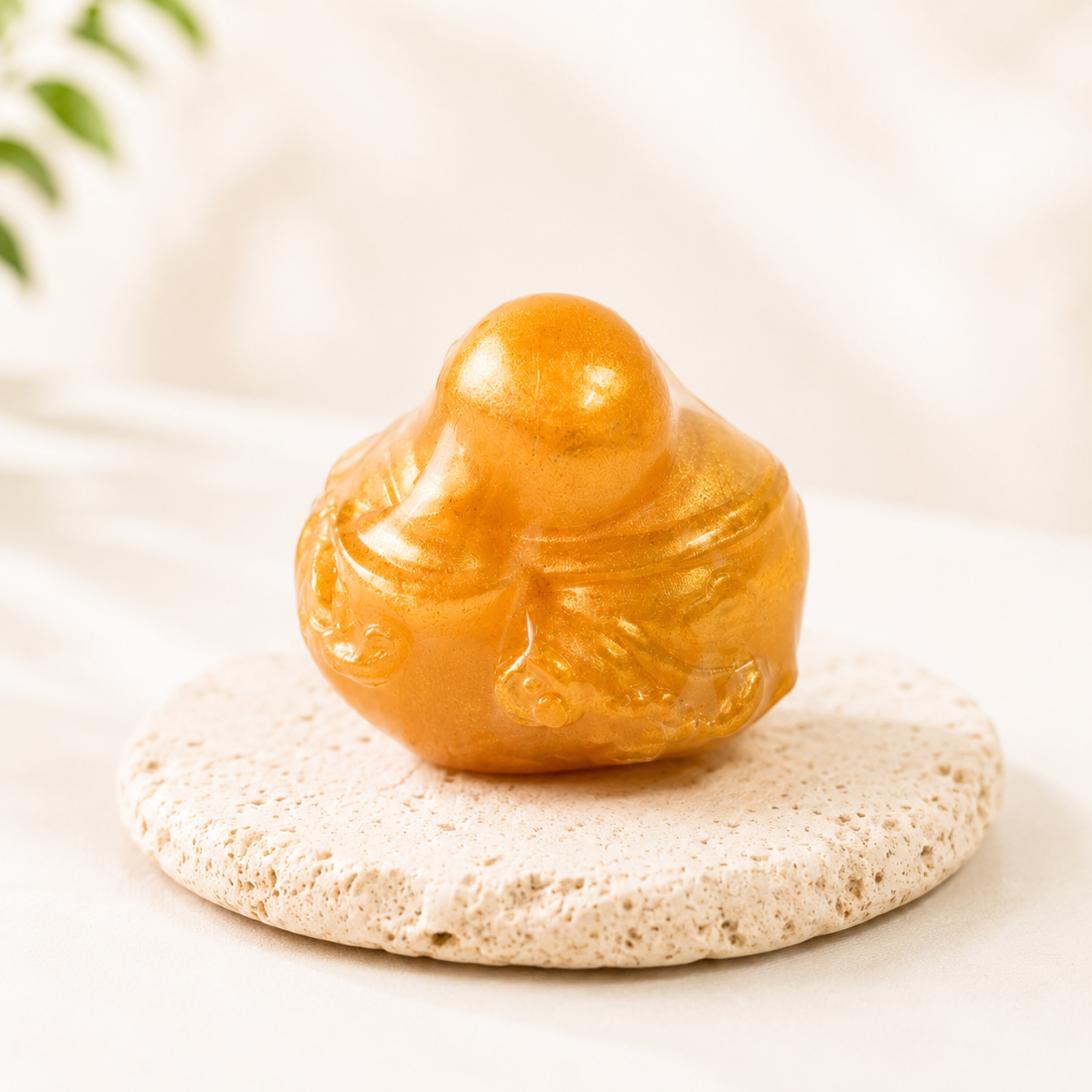 【𝑺𝒉𝒊𝒂 𝑯𝒂𝒐 夏好】笑口常開彌勒佛手工皂 招財納福 平安吉祥 開運造型香皂 婚禮小物 開幕賀禮-細節圖3