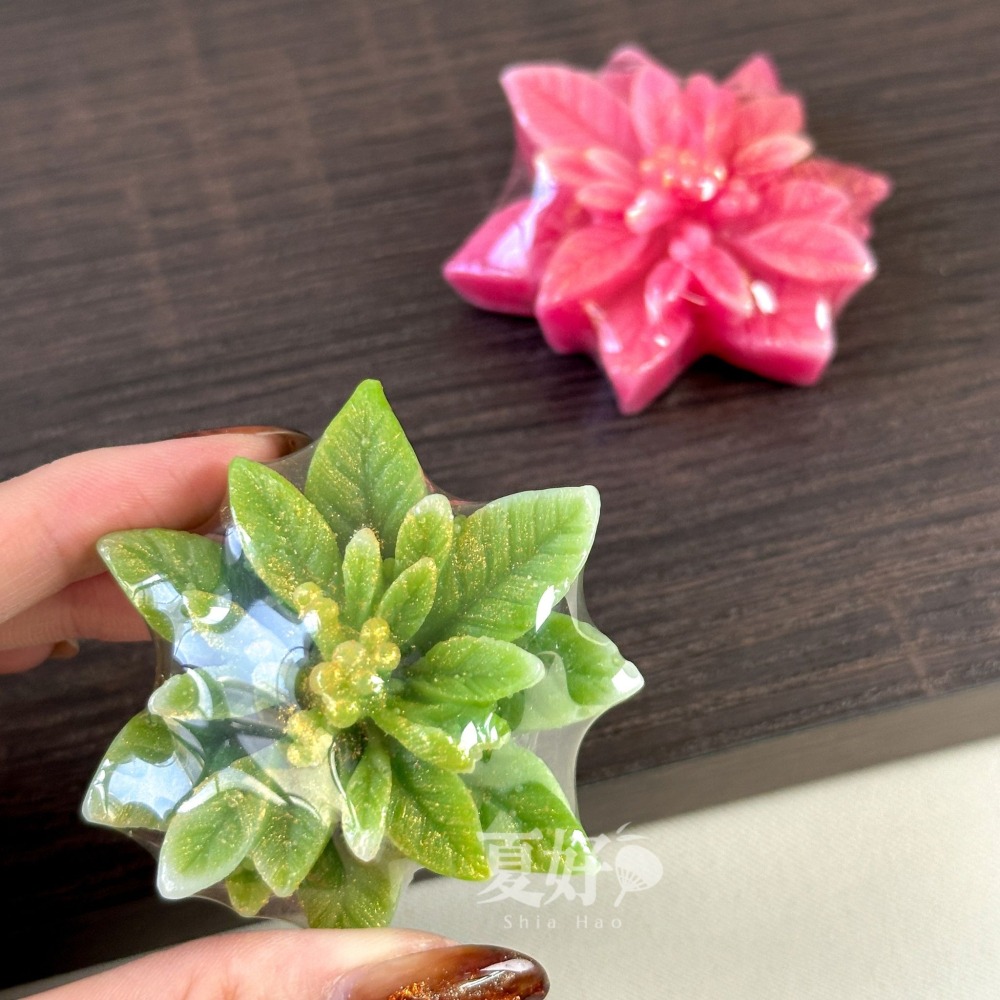 【𝑺𝒉𝒊𝒂 𝑯𝒂𝒐 夏好】聖誕紅造型手工皂 聖誕節 交換禮物 耶誕樹 耶誕節 禮品贈品抽獎聖誕樹聖誕交換-細節圖4