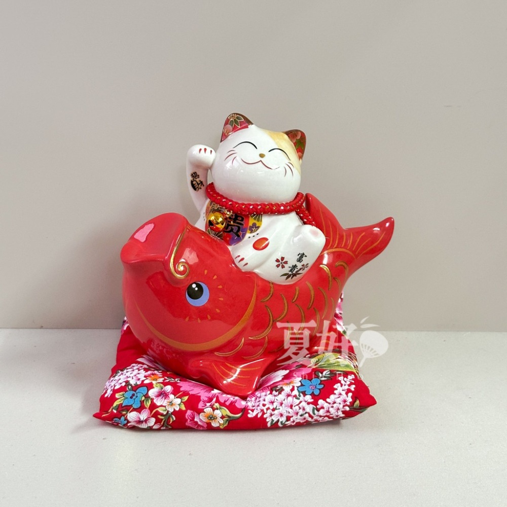 【𝑺𝒉𝒊𝒂 𝑯𝒂𝒐 夏好】現貨✨陶瓷大招財貓存錢筒｜店面櫃檯招財擺設 開幕新居祝福送禮 收藏級吉祥擺件-規格圖7
