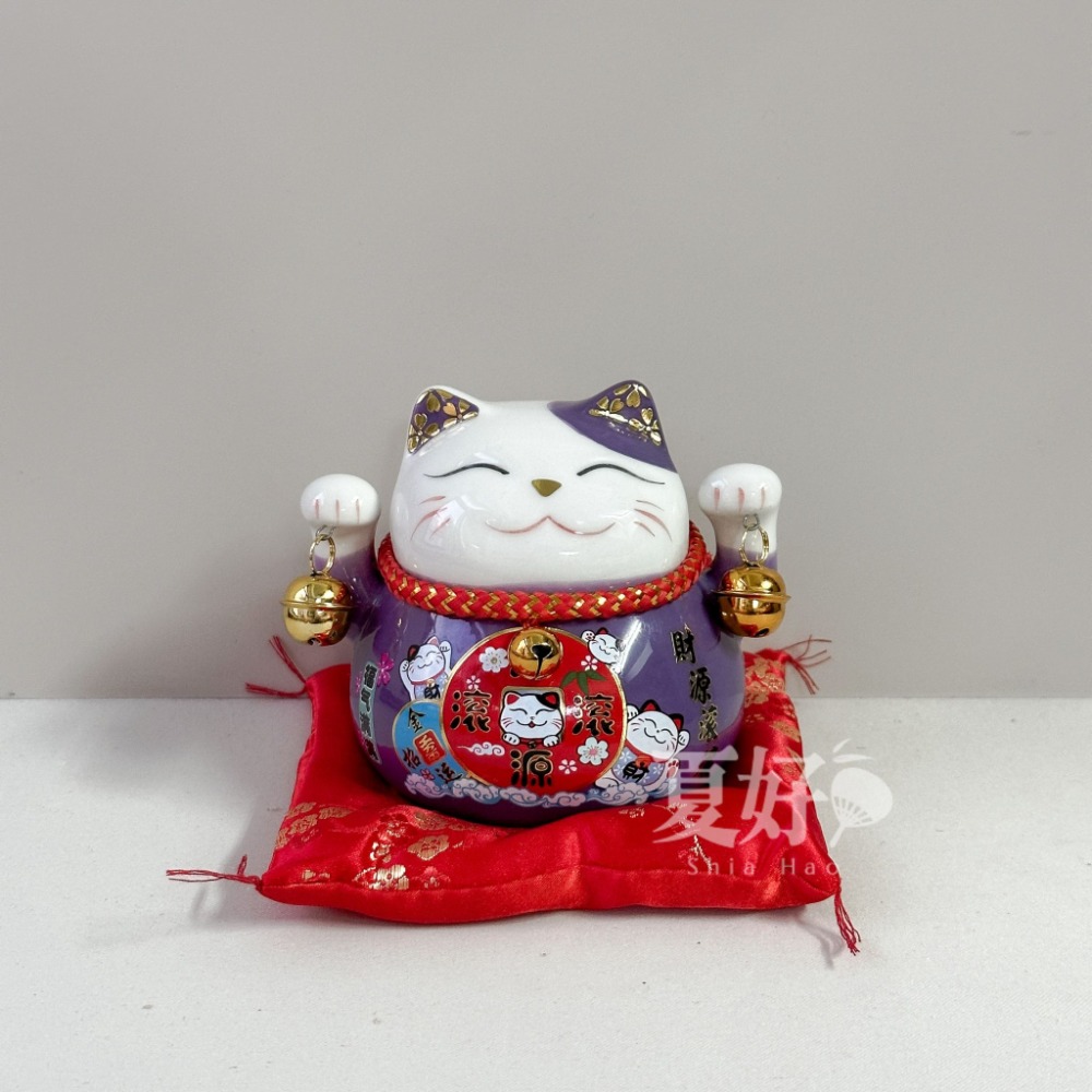 【𝑺𝒉𝒊𝒂 𝑯𝒂𝒐 夏好】現貨✨陶瓷大招財貓存錢筒｜店面櫃檯招財擺設 開幕新居祝福送禮 收藏級吉祥擺件-規格圖7