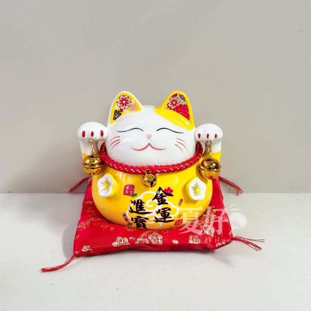 【𝑺𝒉𝒊𝒂 𝑯𝒂𝒐 夏好】現貨✨年年有餘招財貓存錢筒｜招財貓騎鯉魚 吉祥寓意 開運擺設 祝福送禮收藏-規格圖7
