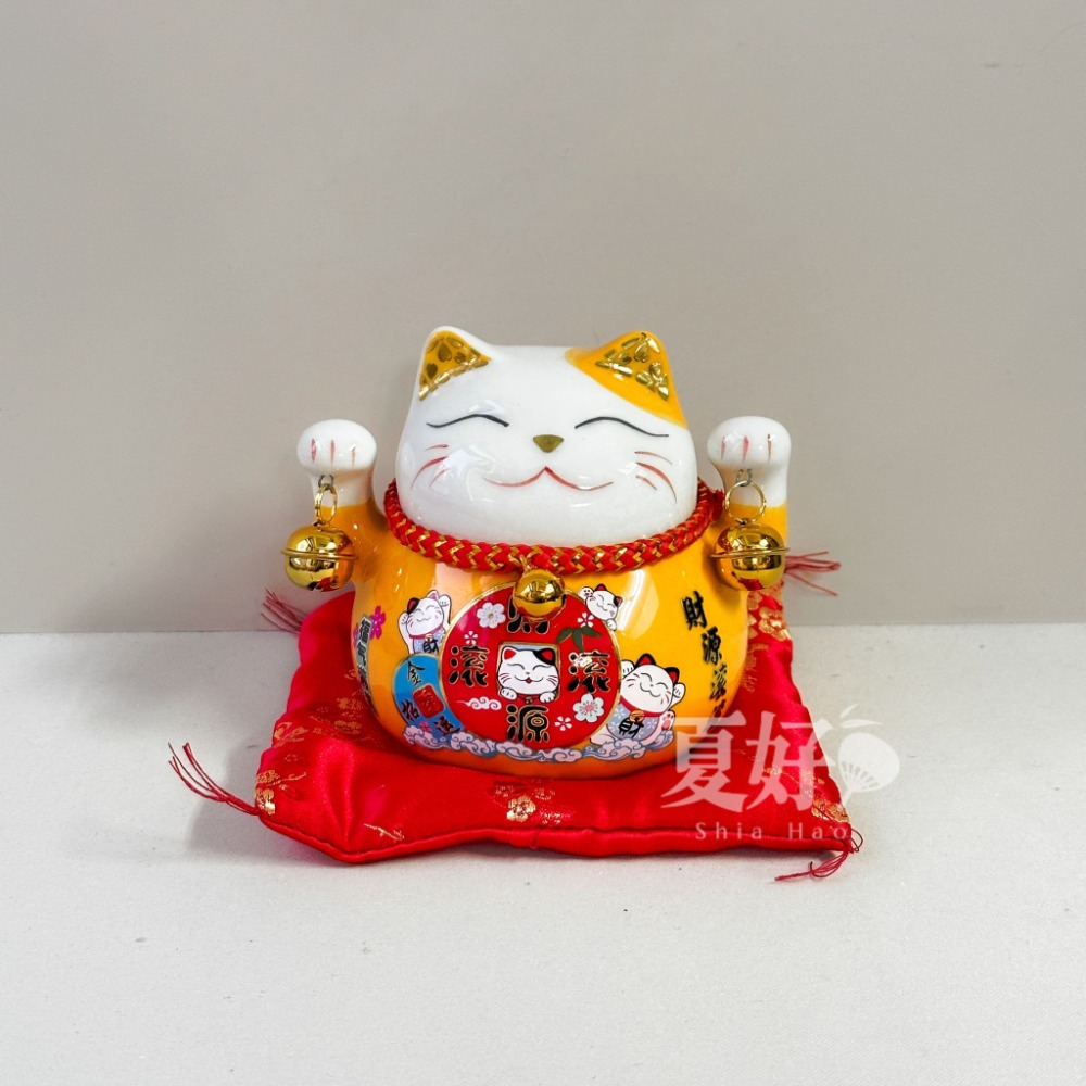 【𝑺𝒉𝒊𝒂 𝑯𝒂𝒐 夏好】現貨✨年年有餘招財貓存錢筒｜招財貓騎鯉魚 吉祥寓意 開運擺設 祝福送禮收藏-規格圖7