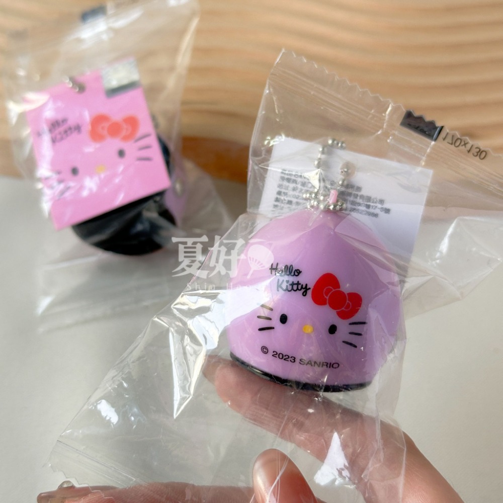 【𝑺𝒉𝒊𝒂 𝑯𝒂𝒐 夏好】現貨✨三麗鷗迷你安全帽吊飾 KT酷洛米Hello Kitty人魚漢頓掛飾鑰匙圈-規格圖7
