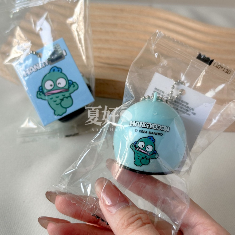 【𝑺𝒉𝒊𝒂 𝑯𝒂𝒐 夏好】現貨✨三麗鷗迷你安全帽吊飾 KT酷洛米Hello Kitty人魚漢頓掛飾鑰匙圈-規格圖7