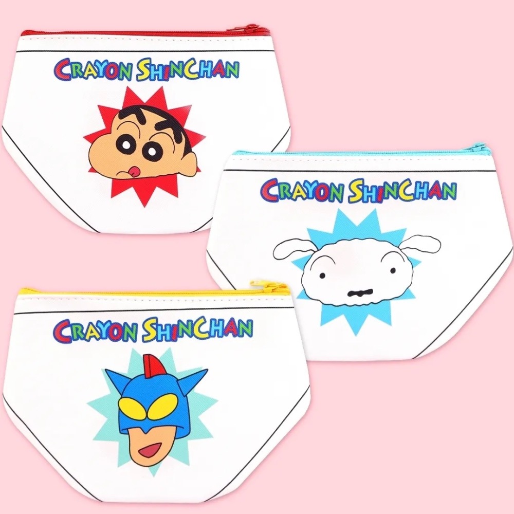 【𝑺𝒉𝒊𝒂 𝑯𝒂𝒐 夏好】現貨✨正版授權 蠟筆小新 內褲造型收納袋 收納袋筆袋 化妝包零錢包收納包小錢包-細節圖3