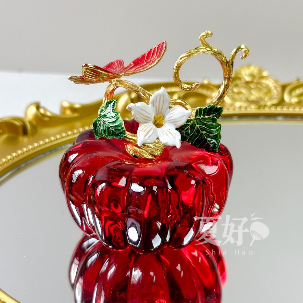 【𝑺𝒉𝒊𝒂 𝑯𝒂𝒐 夏好】現貨✨金玉滿堂財福水晶南瓜擺飾｜招財聚寶・富貴吉祥・財運福運雙豐收喬遷開幕送禮-規格圖9