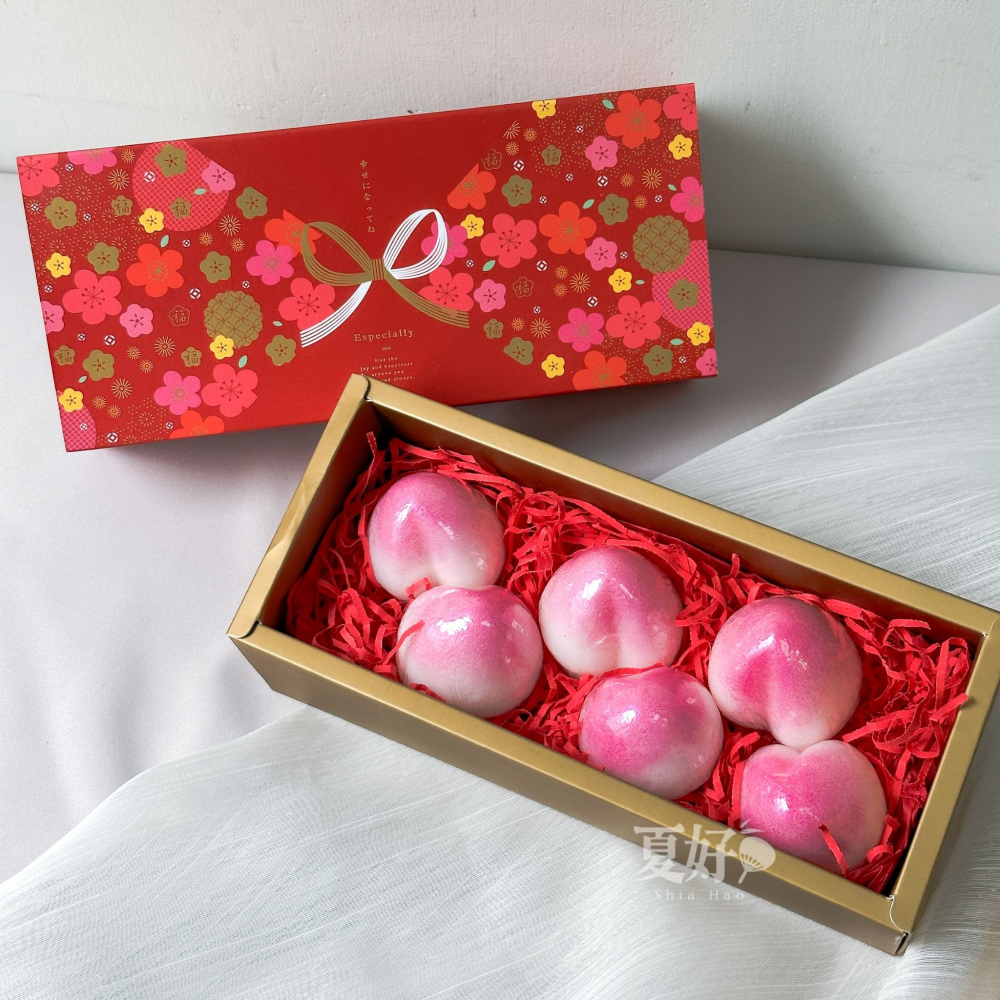【𝑺𝒉𝒊𝒂 𝑯𝒂𝒐 夏好】壽桃造型手工皂 客製禮品禮物節慶小禮 婚禮小物二次進場 肥皂 生日禮物祝壽-細節圖2
