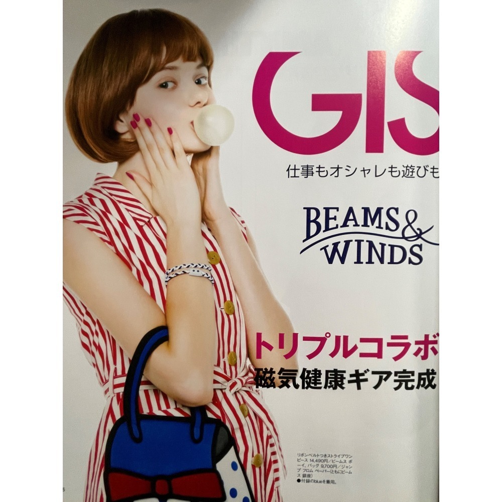 【JJNET】(現貨)日本Colantotte GISELe×BEAMS 雜誌聯名運動磁石/鈦鍺手環-細節圖4