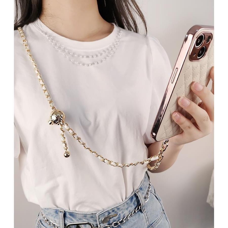 【特價_掛繩+夾片】手機掛繩 斜背掛繩 手機包 可調節 系手機掛繩 斜背掛繩 可調節 附夾片 掛脖掛繩 小香風 小金球-細節圖3