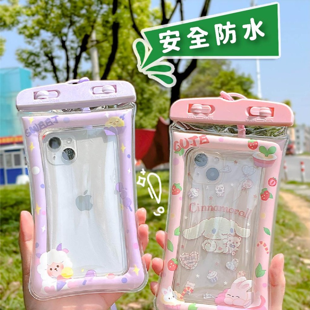 手機防水袋 氣囊手機 防水套 防水手機套 手機防水套 防水袋 可觸控 浮潛 游泳 防水手機袋 防水袋-細節圖6