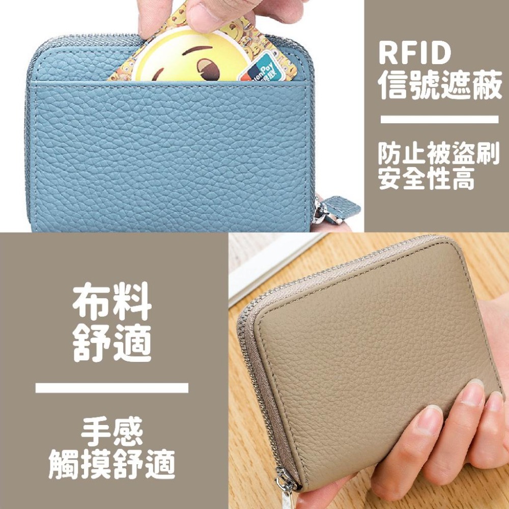 【頭層牛皮新款式】真皮短夾 日式短夾 短夾女 零錢包女 短夾 零錢包 RFID防盜刷 零錢包 皮夾 招財零錢包 錢包-細節圖2