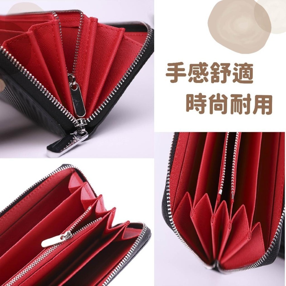 【高質感】碳纖維長夾 長夾 女長夾 男長夾 男皮夾 男生長夾 女生長夾 長皮夾 手拿包 錢包 零錢格 皮夾 大容量-細節圖7