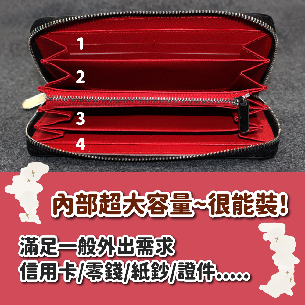 【高質感】碳纖維長夾 長夾 女長夾 男長夾 男皮夾 男生長夾 女生長夾 長皮夾 手拿包 錢包 零錢格 皮夾 大容量-細節圖9
