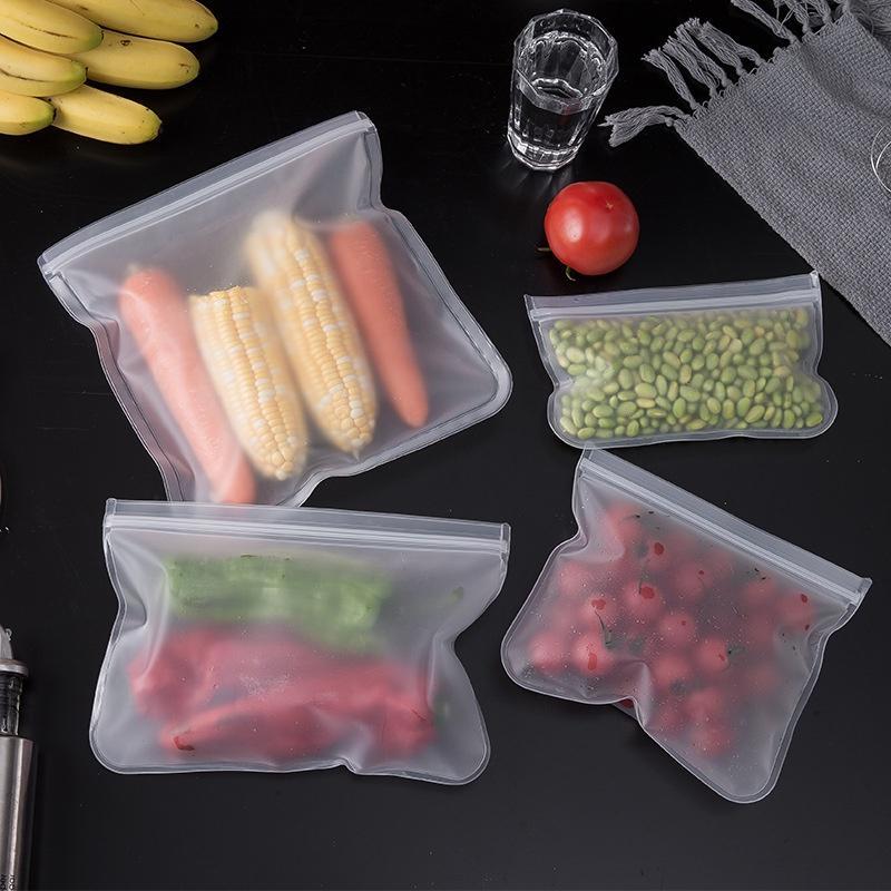 食物保鮮袋 食品包裝袋 食物真空袋 保鮮袋冰箱密封袋 自封袋 食物收納袋 收納保鮮袋 EVA食品保鮮袋 拉鏈式-細節圖5