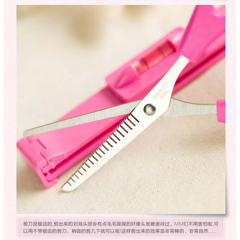 瀏海修剪器 剪瀏海神器 瀏海剪刀 DIY瀏海修剪神器 美髮剪刀 打碎剪 打薄剪 削髮剪 牙剪 平剪-細節圖5