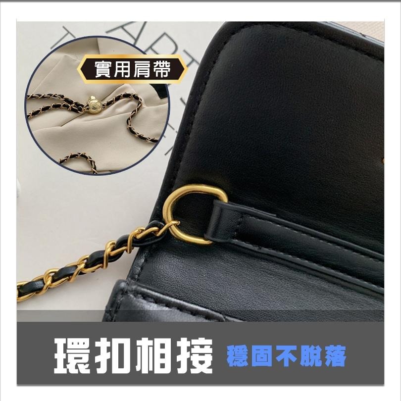 【6.5吋可放】手機包 斜背包 小香包 小廢包  側背包 菱格手機包 手機掛繩 小方包 鏈條包包 斜挎包 單肩包 斜背包-細節圖2