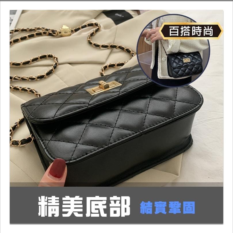 【6.5吋可放】手機包 斜背包 小香包 小廢包  側背包 菱格手機包 手機掛繩 小方包 鏈條包包 斜挎包 單肩包 斜背包-細節圖5