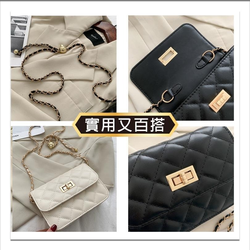 【6.5吋可放】手機包 斜背包 小香包 小廢包  側背包 菱格手機包 手機掛繩 小方包 鏈條包包 斜挎包 單肩包 斜背包-細節圖6