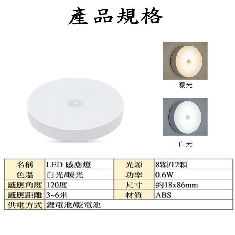 【現貨_雙色燈90元】LED感應燈 電池容量700mAh 感應燈 自動感應燈 雙色燈 小夜燈 人體感應燈 充電式感應燈-細節圖8